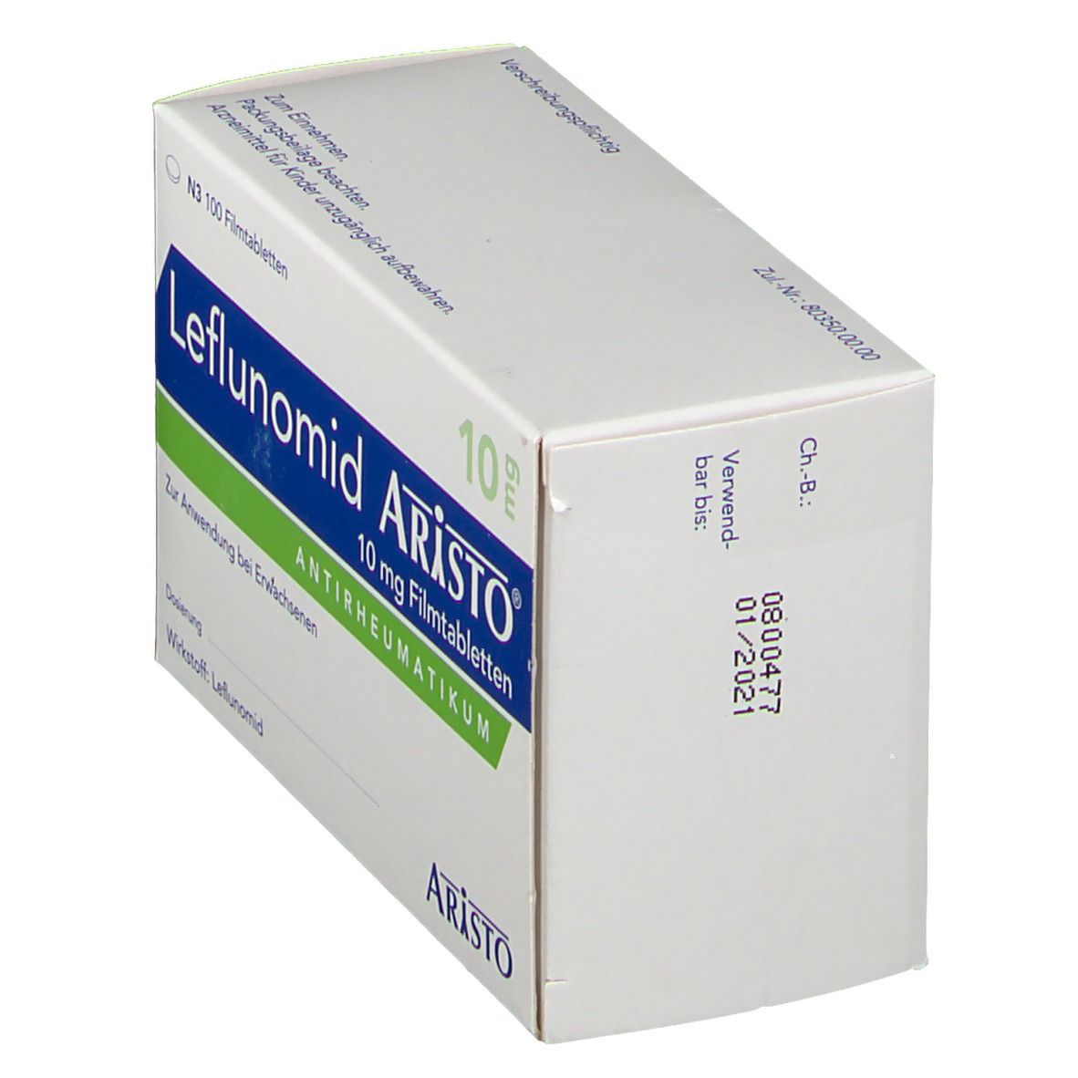 Leflunomid Aristo 10 mg Filmtabletten 100 St