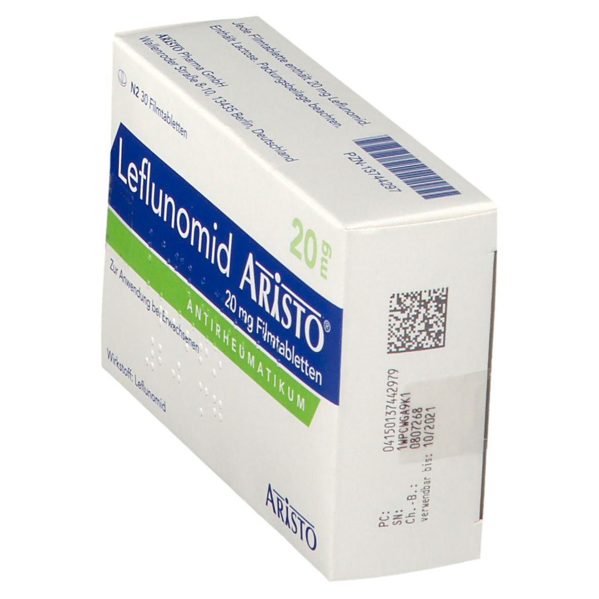 Leflunomid Aristo 20 mg Filmtabletten 30 St