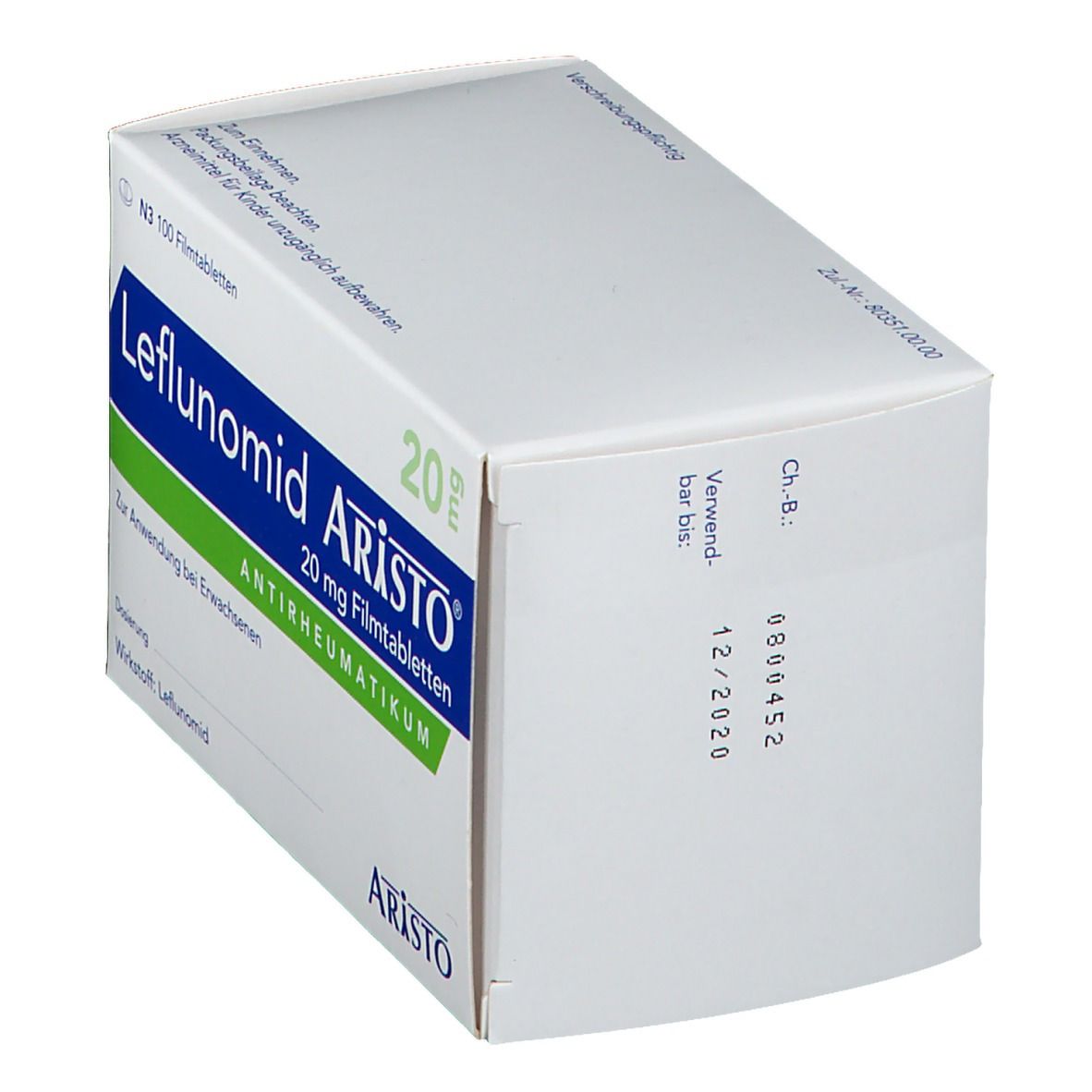 Leflunomid Aristo 20 mg Filmtabletten 100 St