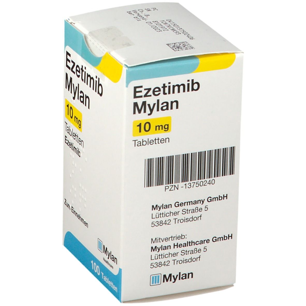 Ezetimib Mylan 10 mg