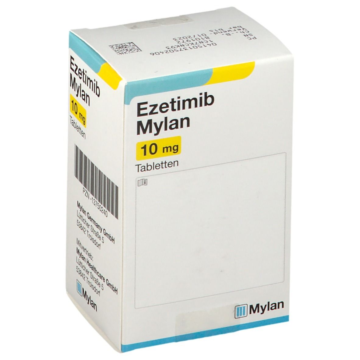 Ezetimib Mylan 10 mg