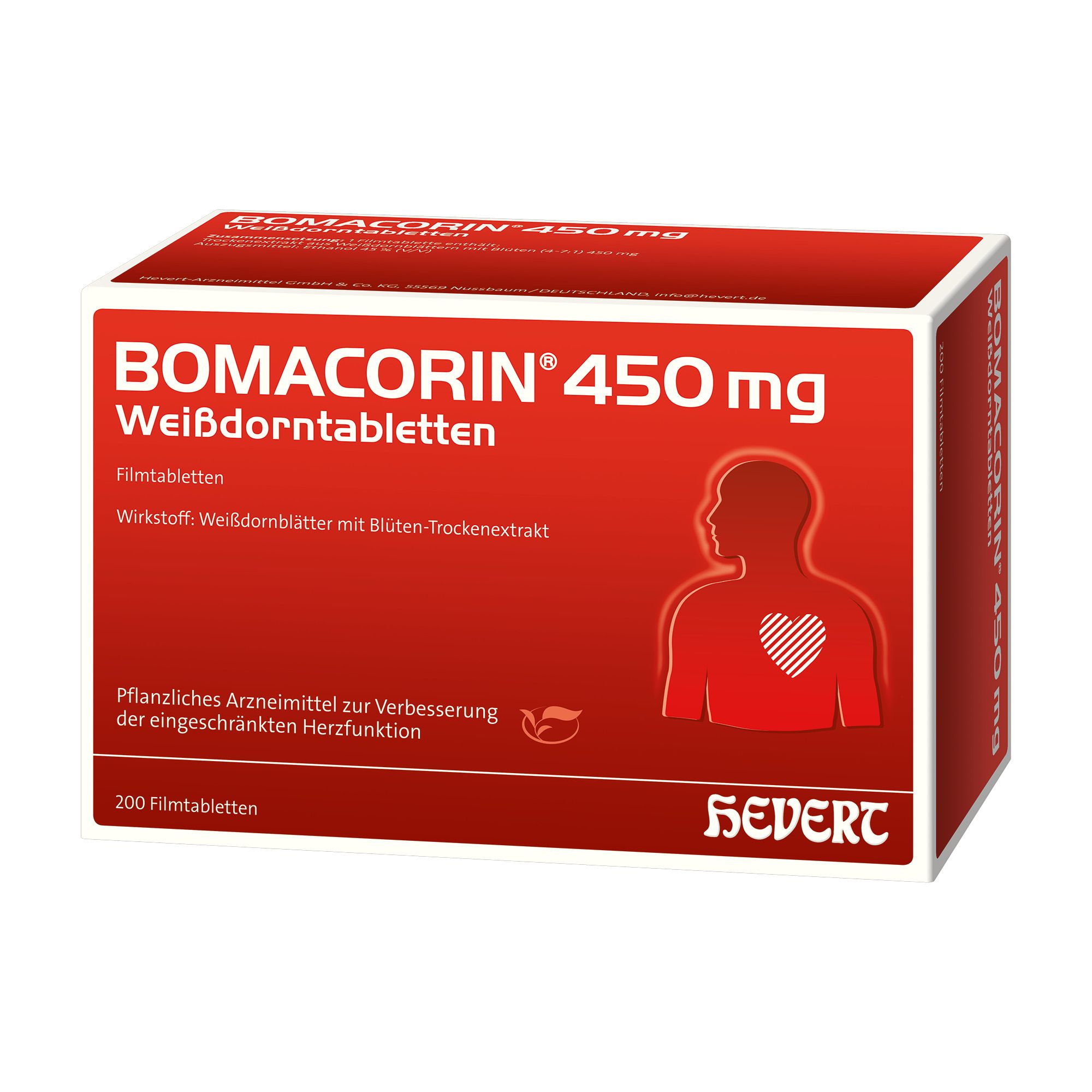 Bomacorin® 450 mg Weißdorntabletten