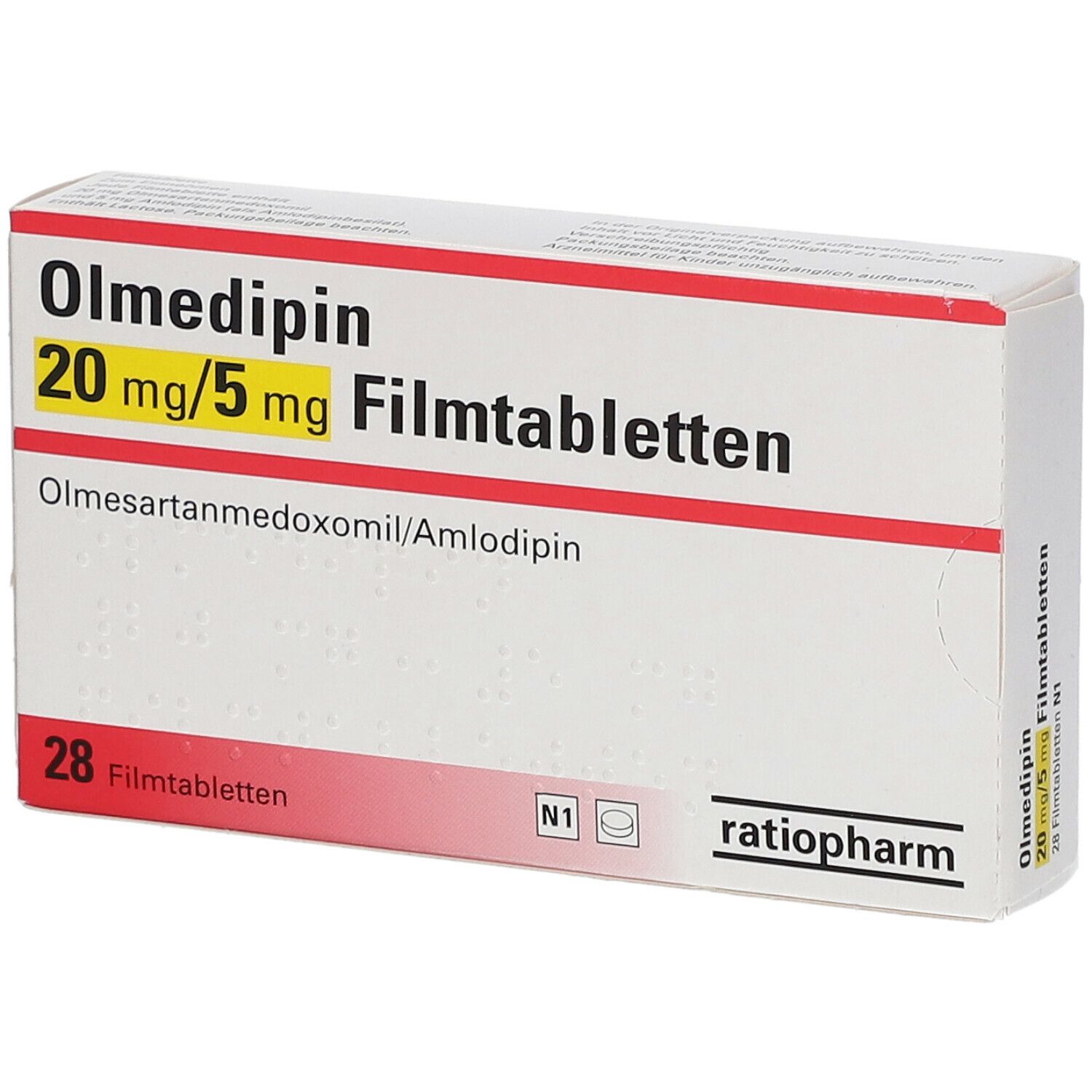 Olmedipin 20 mg/5 mg