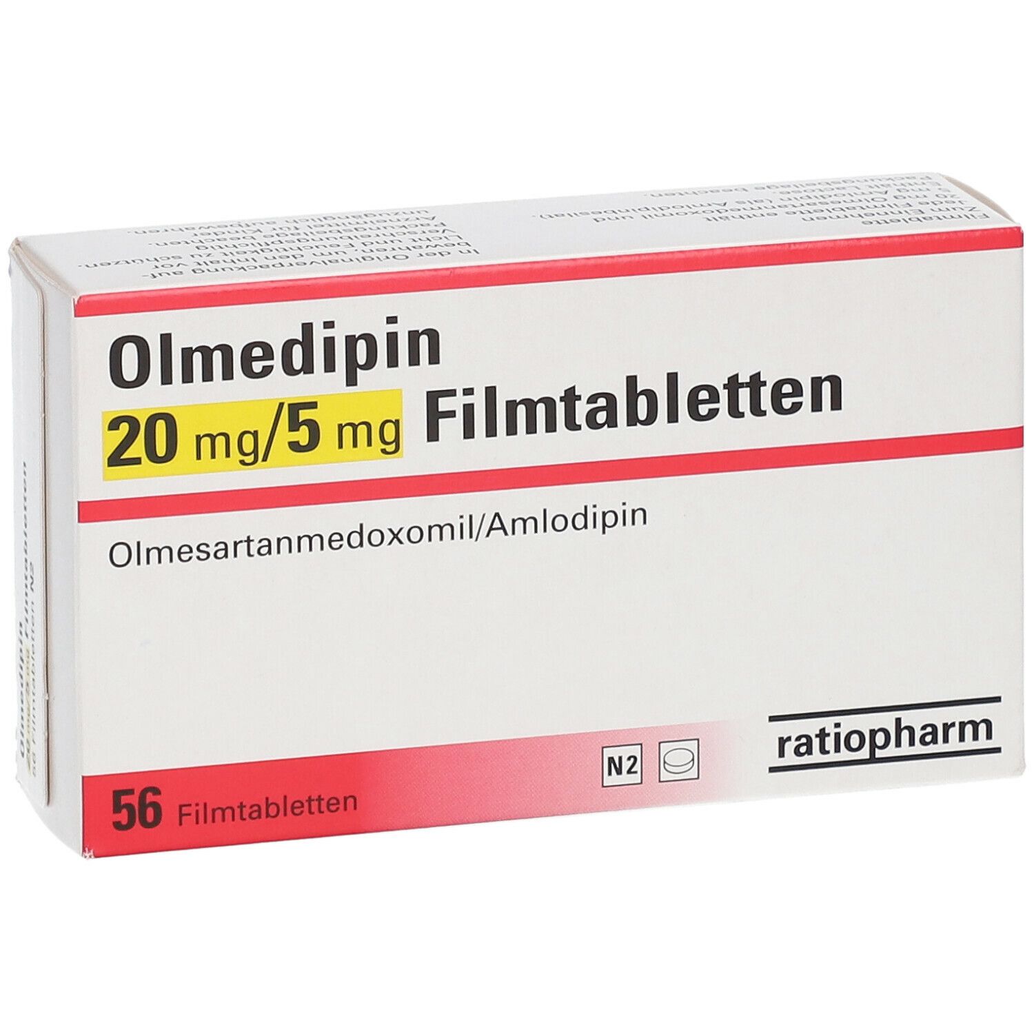 Olmedipin 20 mg/5 mg