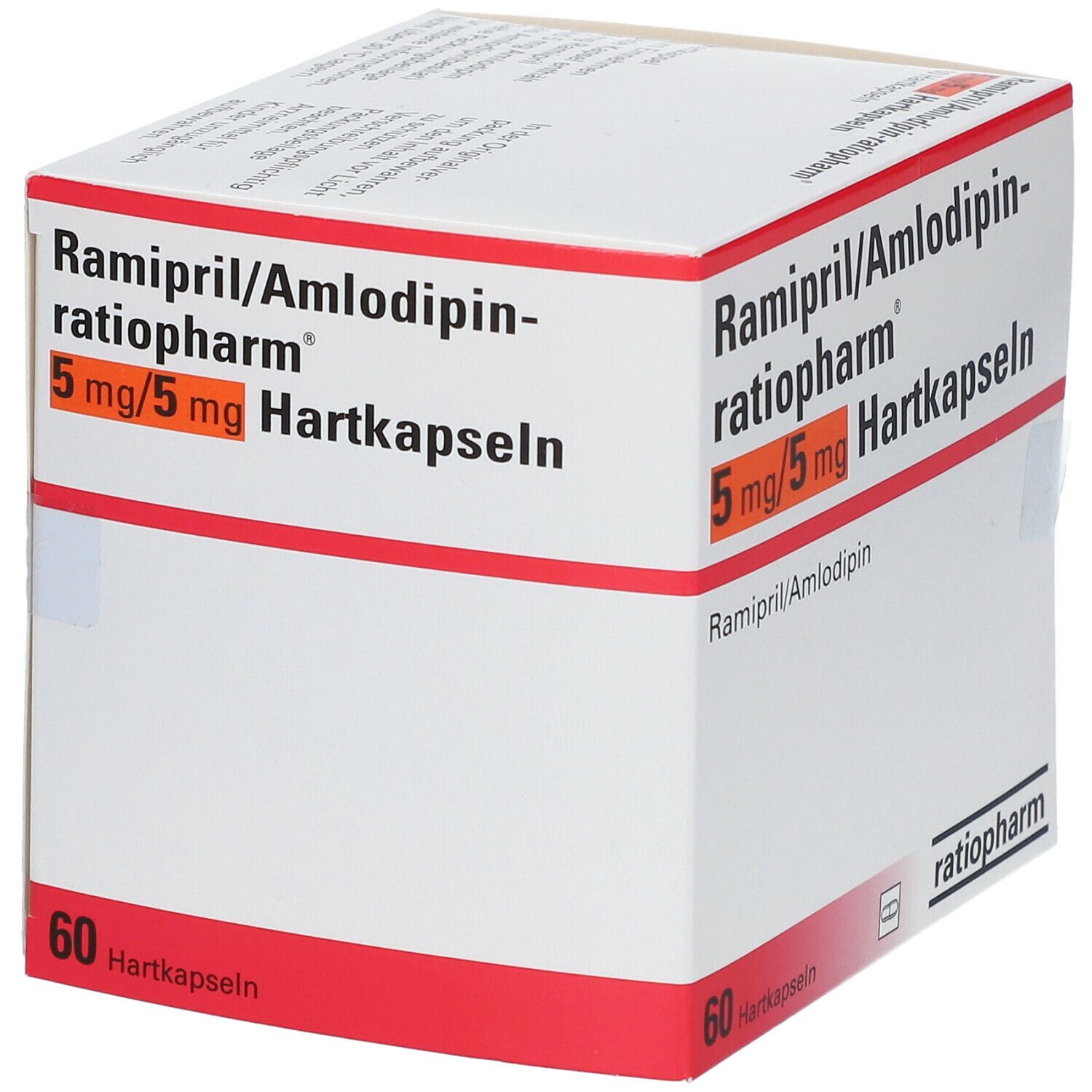 RAMIPRIL/Amlodipin-ratiopharm 5 mg/10 mg Hartkaps. 60 St Hartkapseln