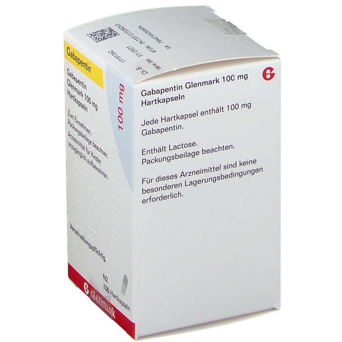 Gabapentin Glenmark 100 mg