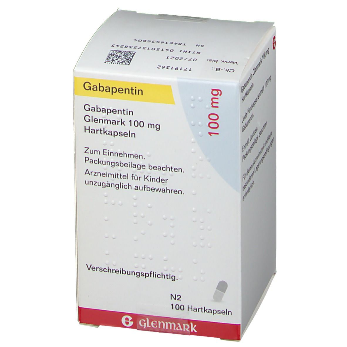 Gabapentin Glenmark 100 mg