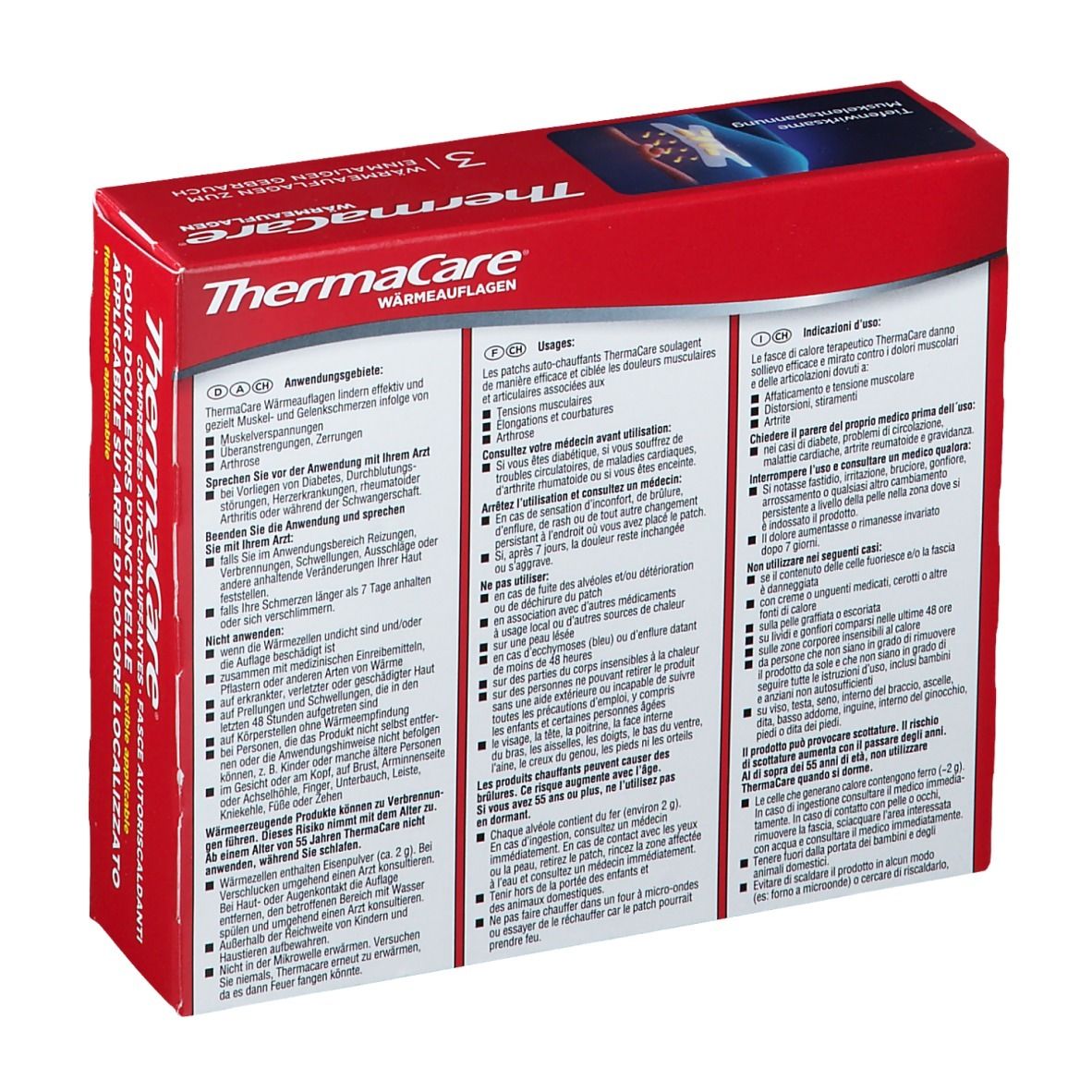ThermaCare® Wärmeauflagen bei punktuellen Schmerzen