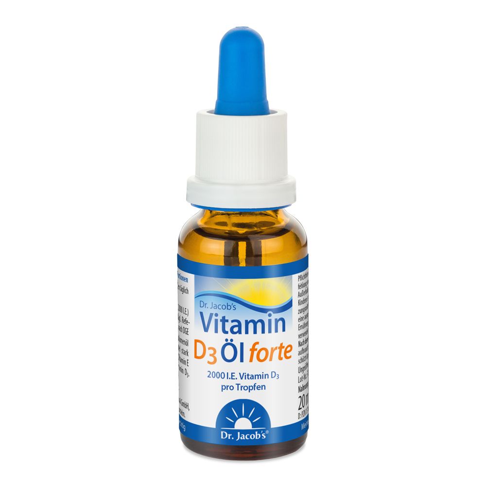 Dr. Jacob's Vitamin D3 forte Öl 2000 I.E.