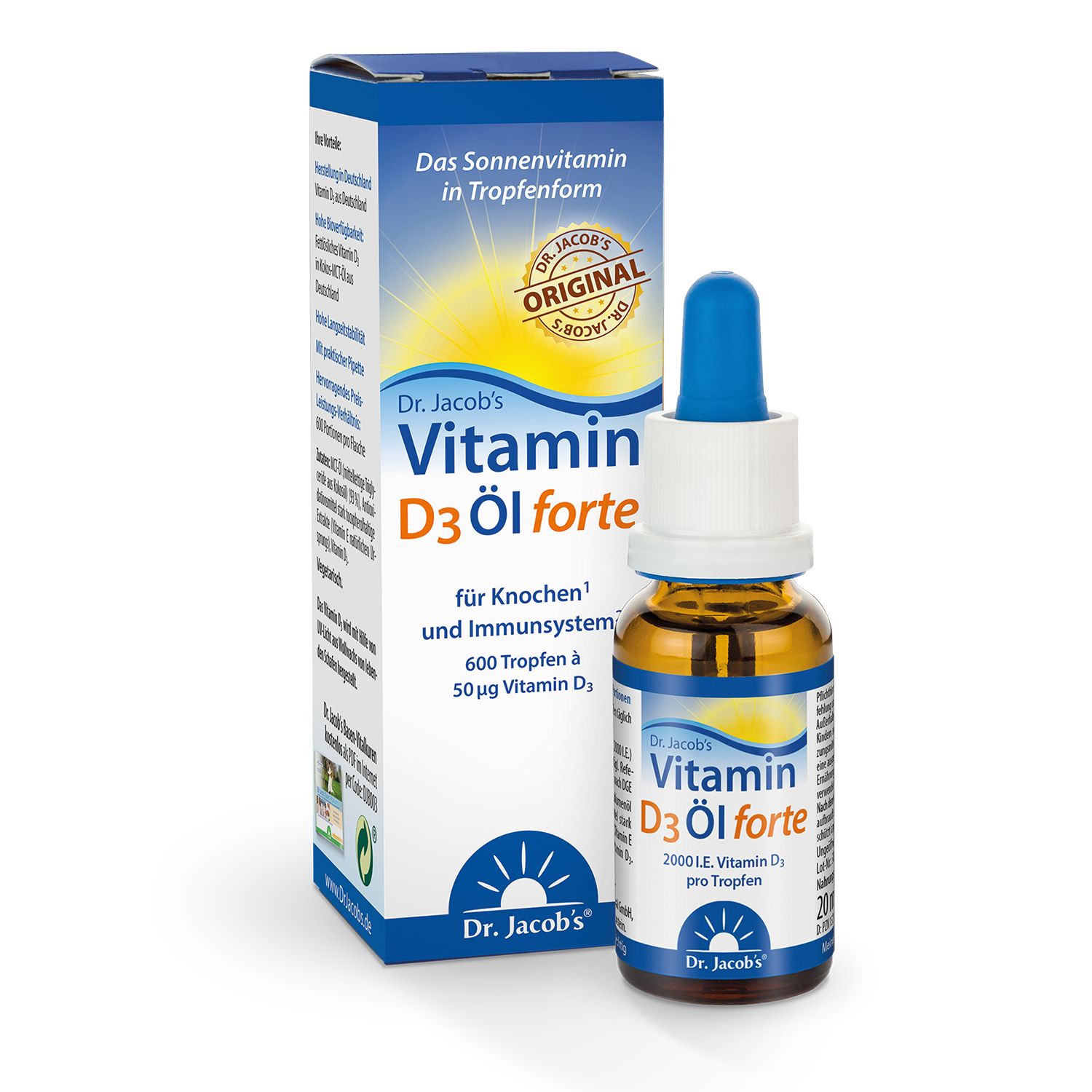 Vitamin D3 Öl forte Dr. Jacob`s Tropfen