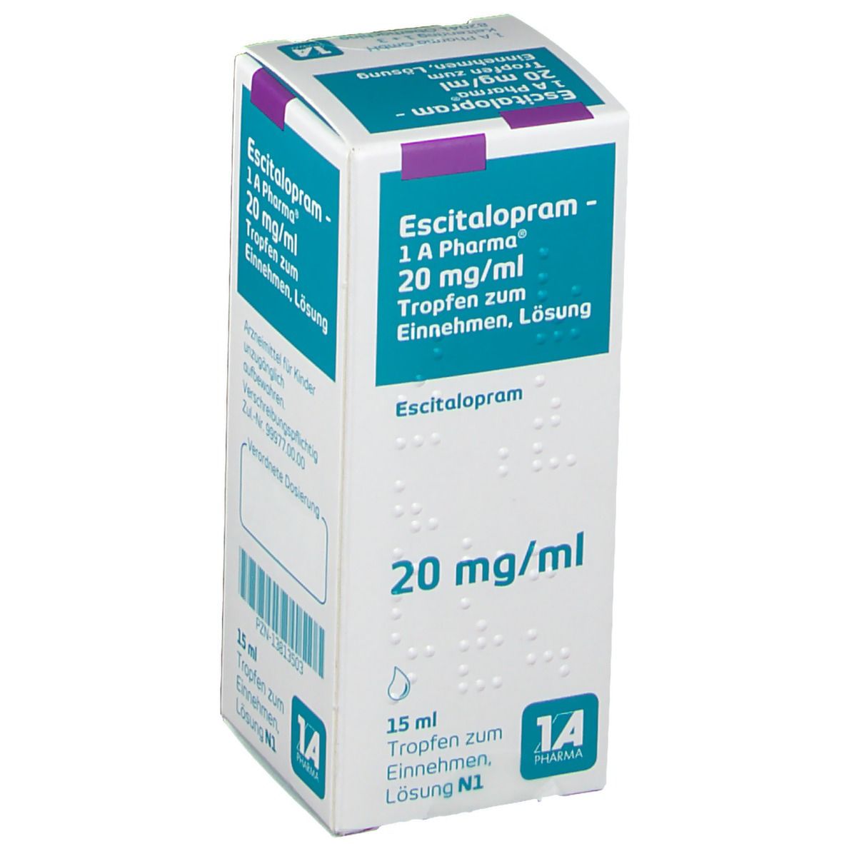 Escitalopram 1A 20Mg/Ml 15 ml mit dem ERezept kaufen Shop Apotheke