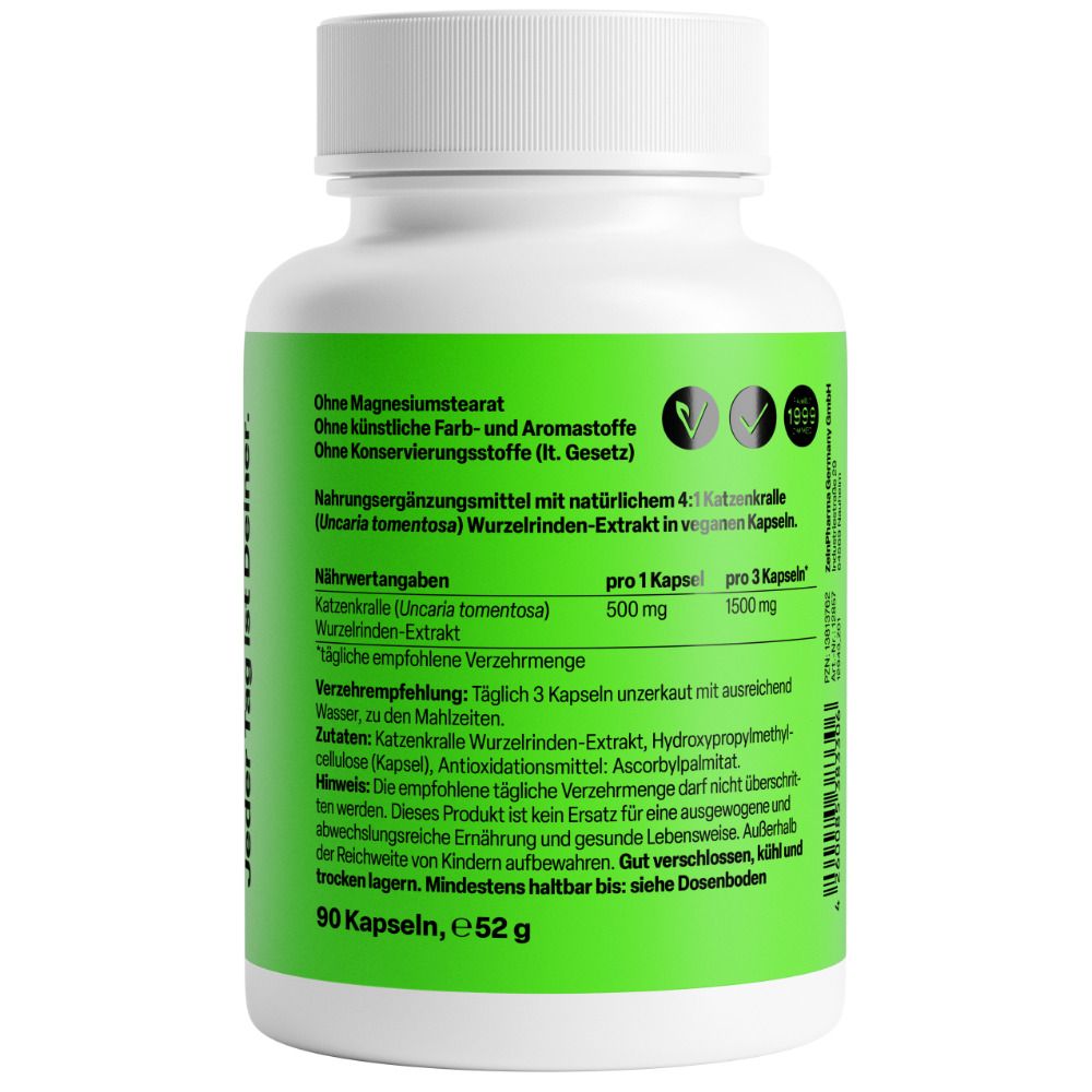 Zein Pharma Katzenkralle 500 mg