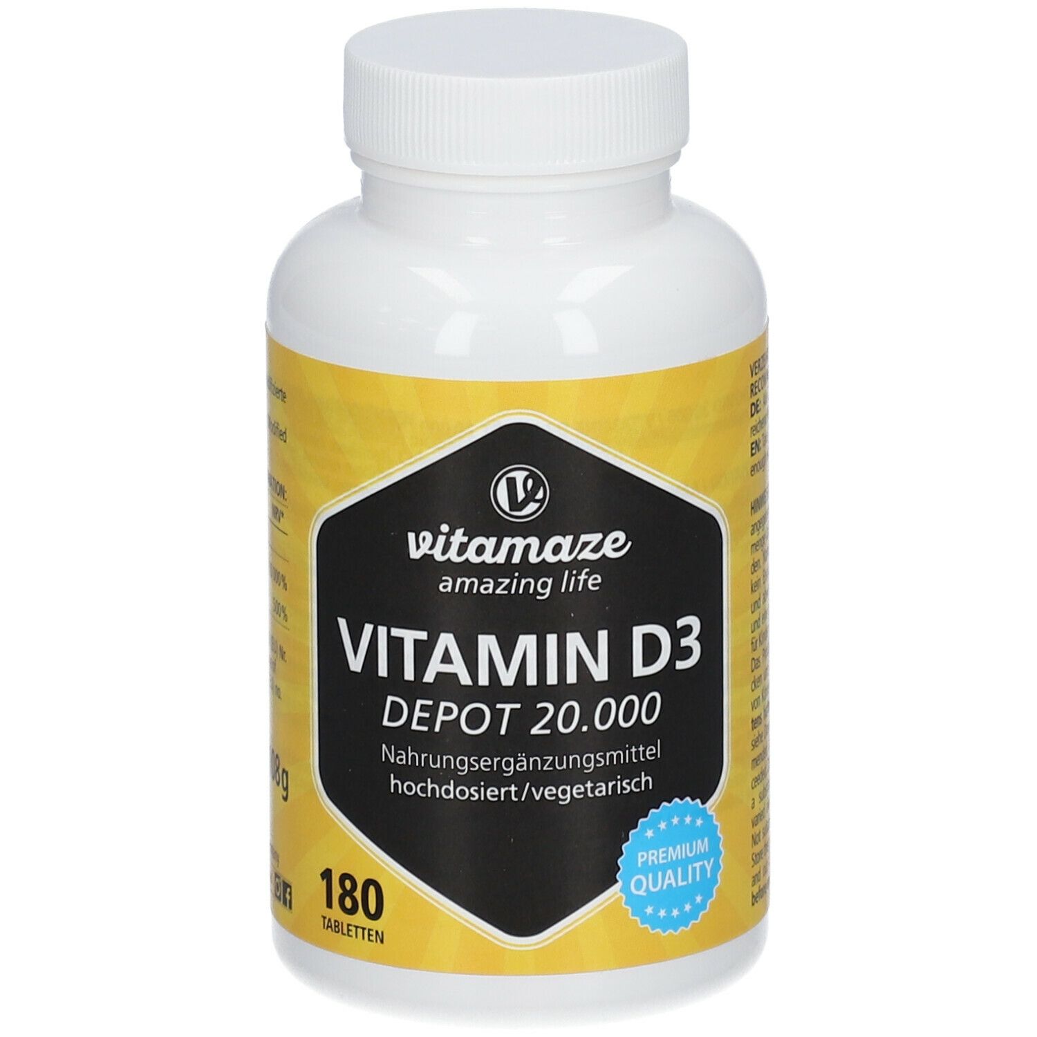 Vitamaze VITAMIN D3 20.000 I.E. Depot hochdosiert