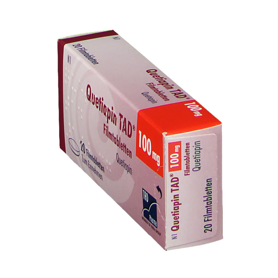 Quetiapin TAD 100 mg Filmtabletten 20 St