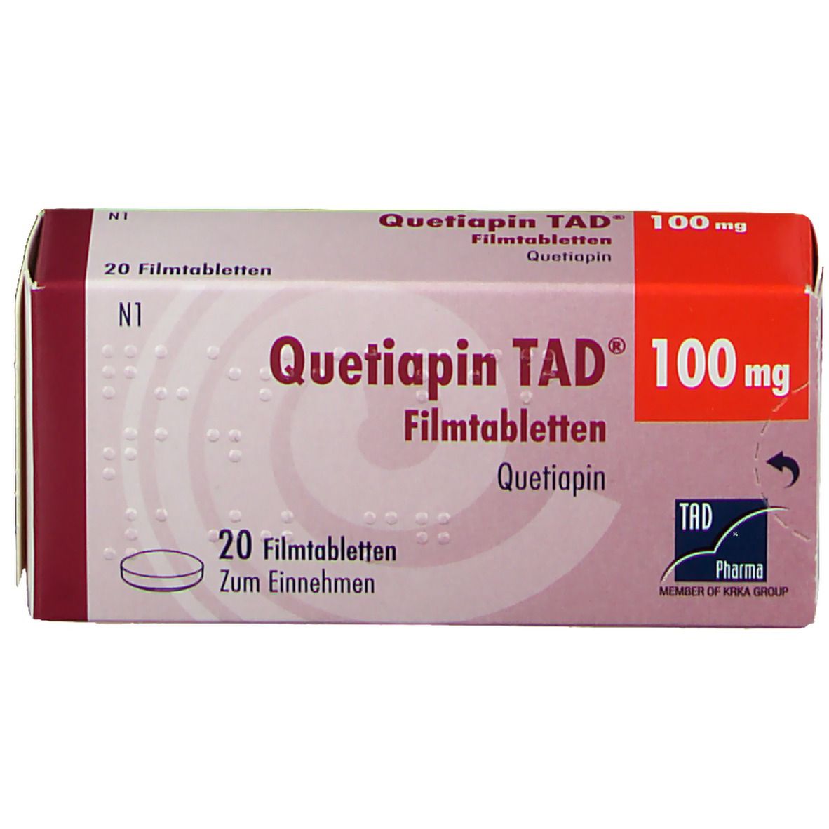 quetiapin tad 100 mg 50 st shop apotheke com