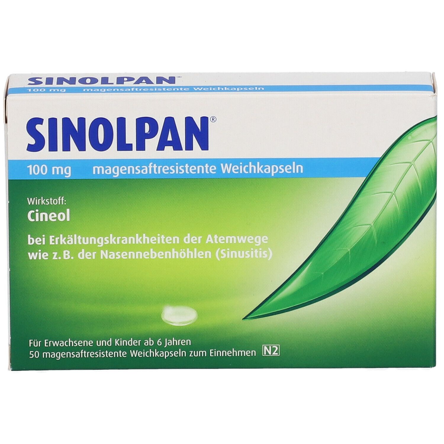Sinolpan® 100 mg magensaftresistente Weichkapseln