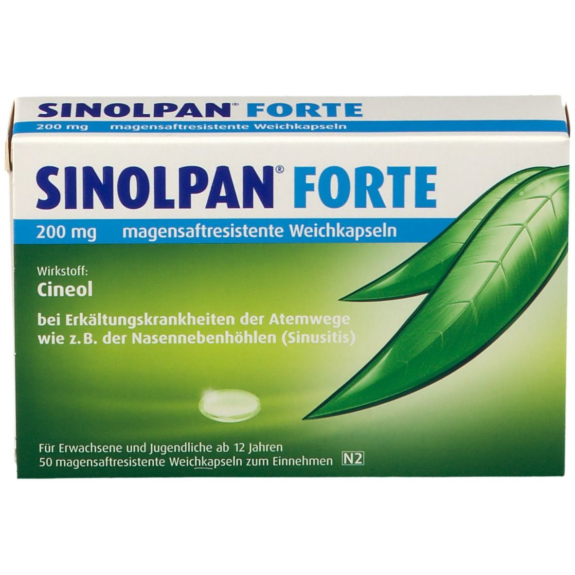 Sinolpan® forte 200 mg magensaftresistente Weichkapseln
