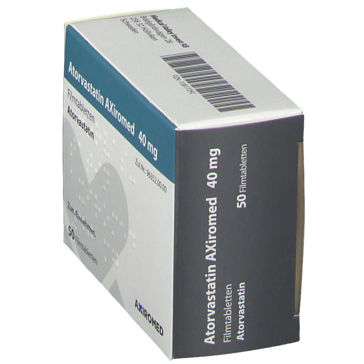 Atorvastatin AXiromed 40 mg Filmtabletten 50 St