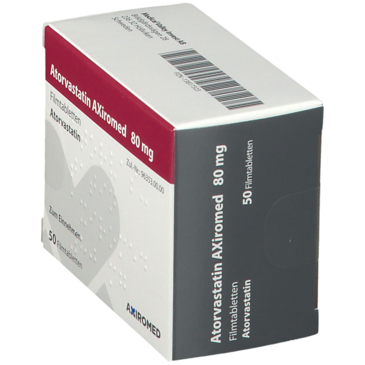 Atorvastatin AL 80 mg Filmtabletten 50 St