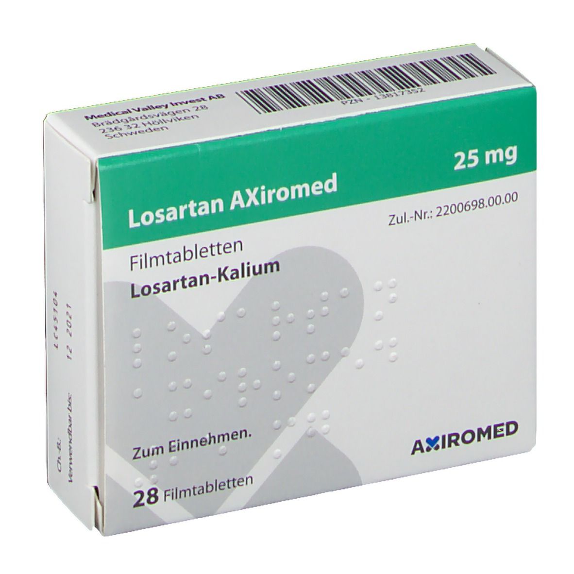 Losartan AXiromed 25 mg