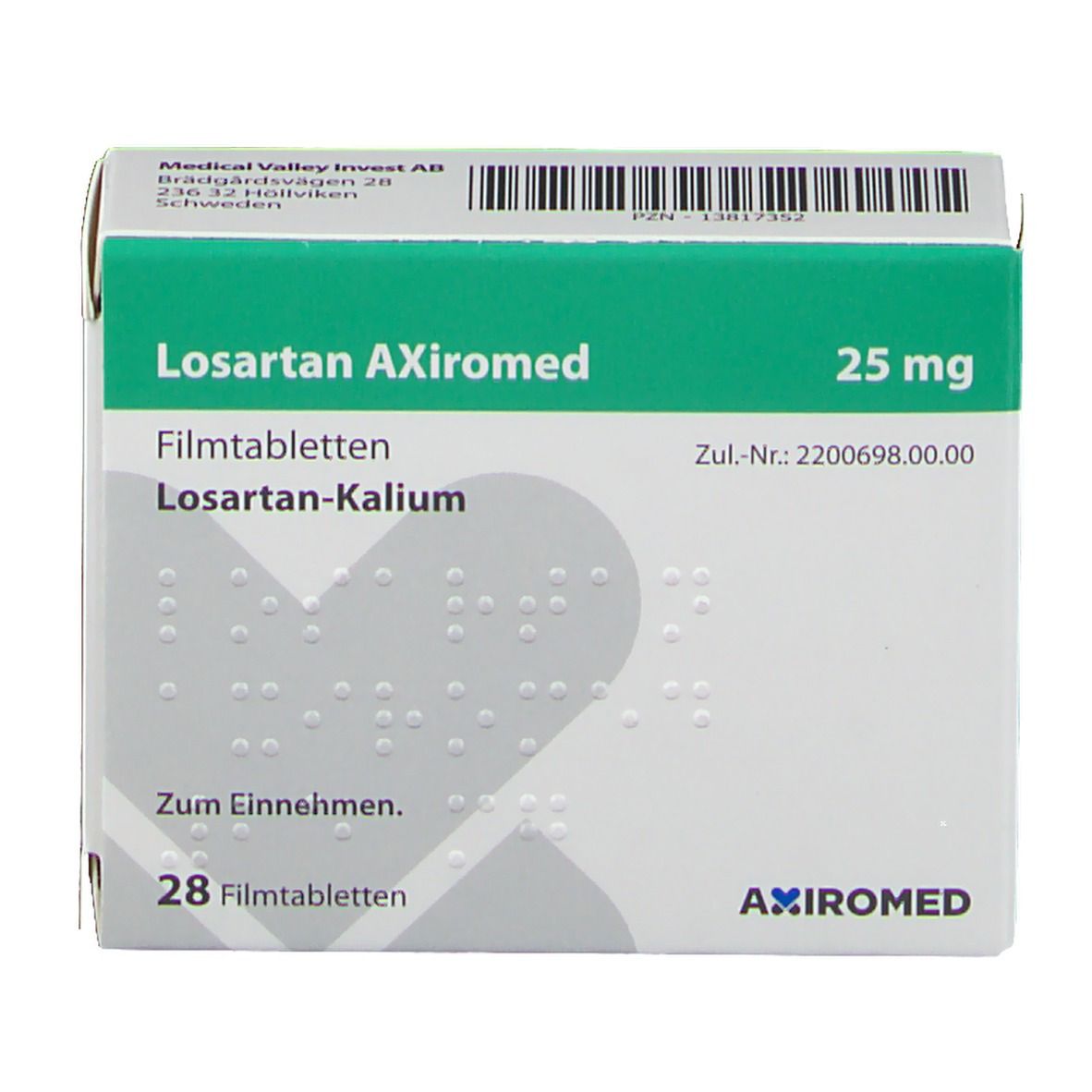 Losartan AXiromed 25 mg