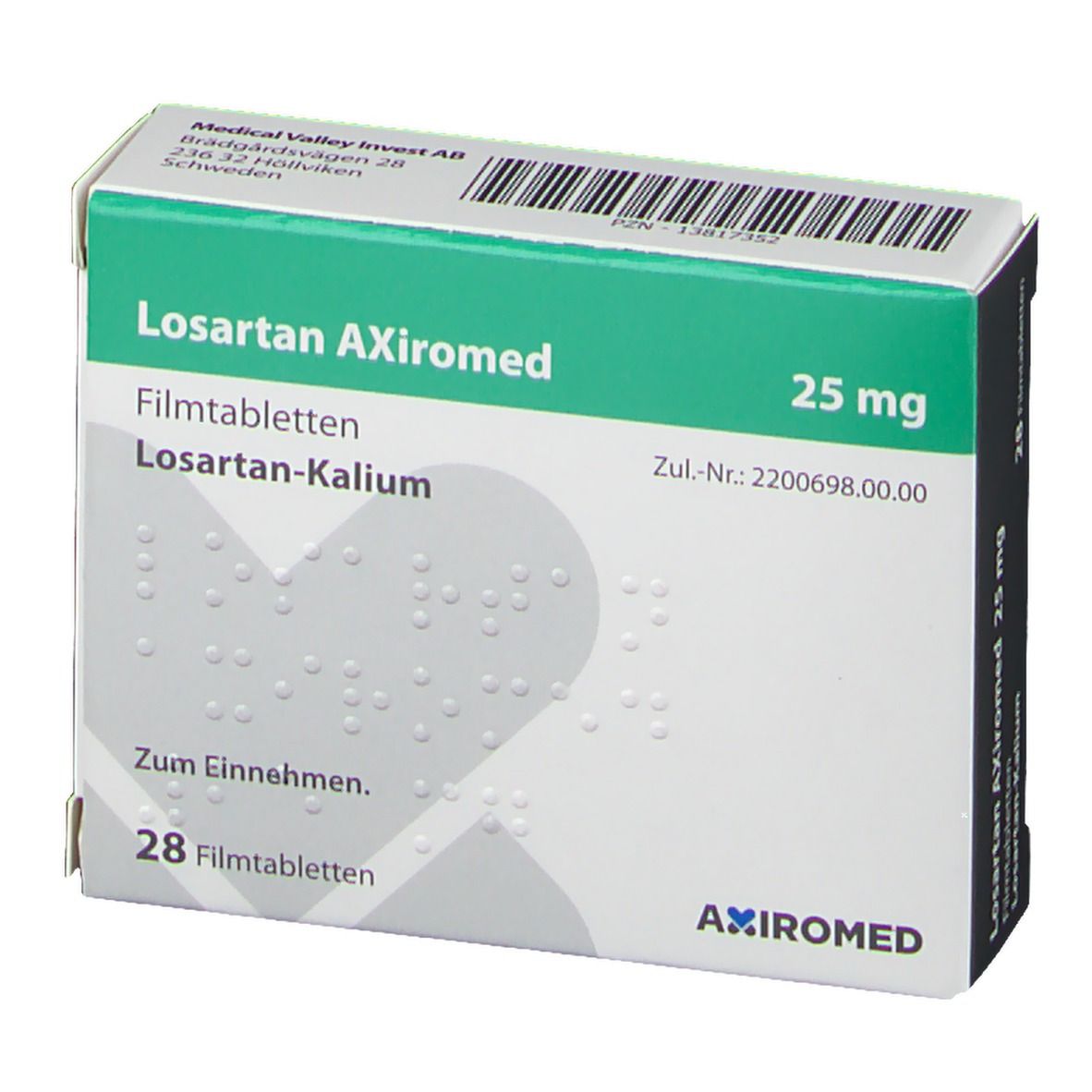 Losartan AXiromed 25 mg