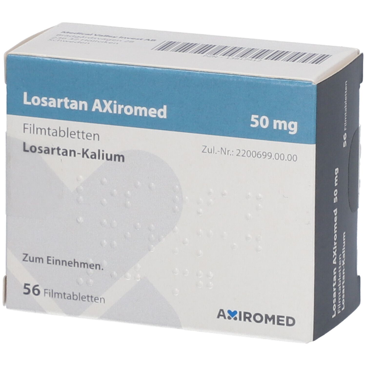 Losartan AXiromed 50 mg Filmtabletten 56 St