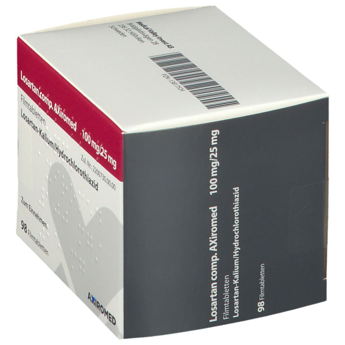 Losartan comp. AXiromed 100 mg/25 mg Filmtabletten 98 St