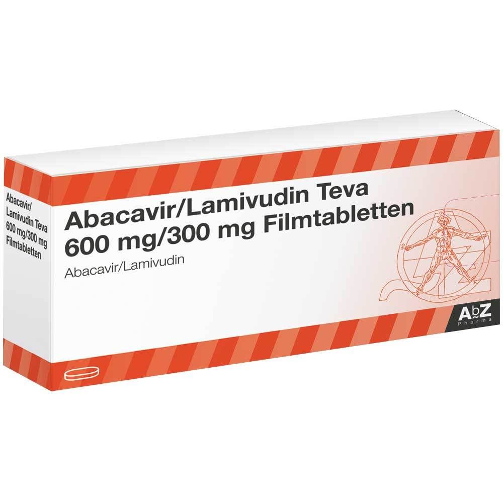 Abacavir/Lamivudin Teva 600 mg/300 mg
