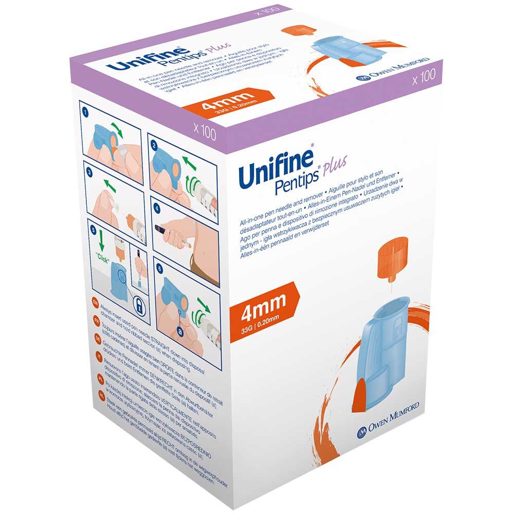 Unifine® Pentips® Plus 33 G 4 mm