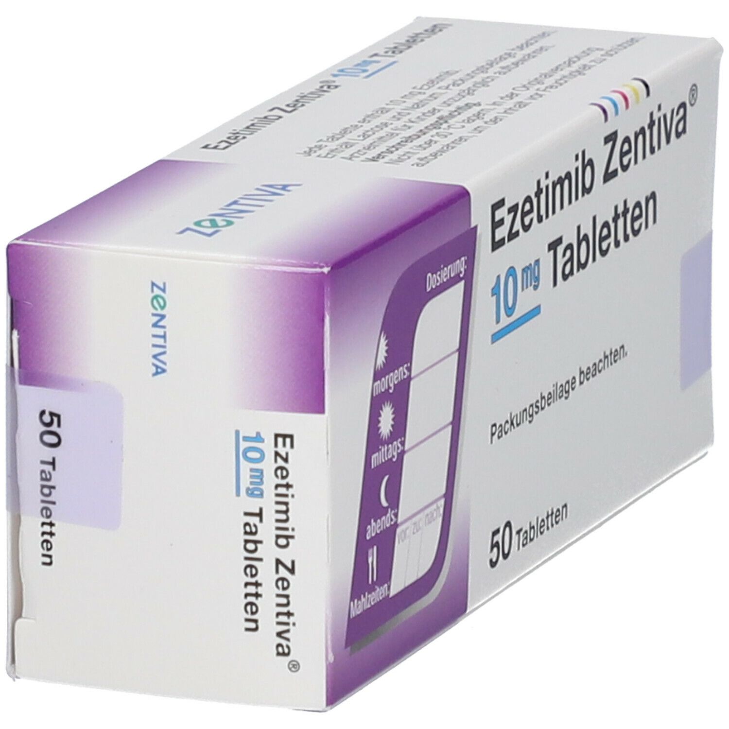 Ezetimib Zentiva 10 mg Tabletten 100 St