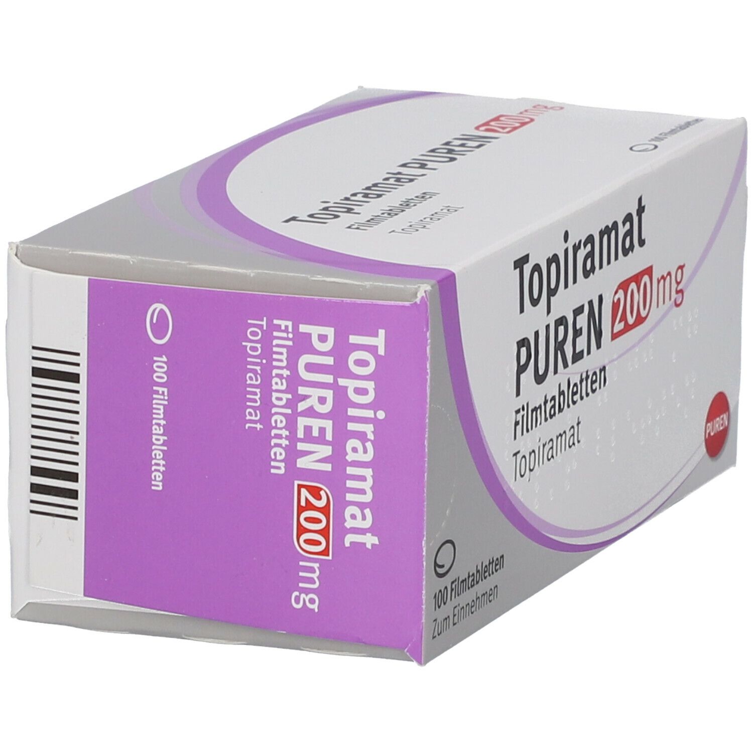 Topiramat Puren 200 mg Filmtabletten 100 St