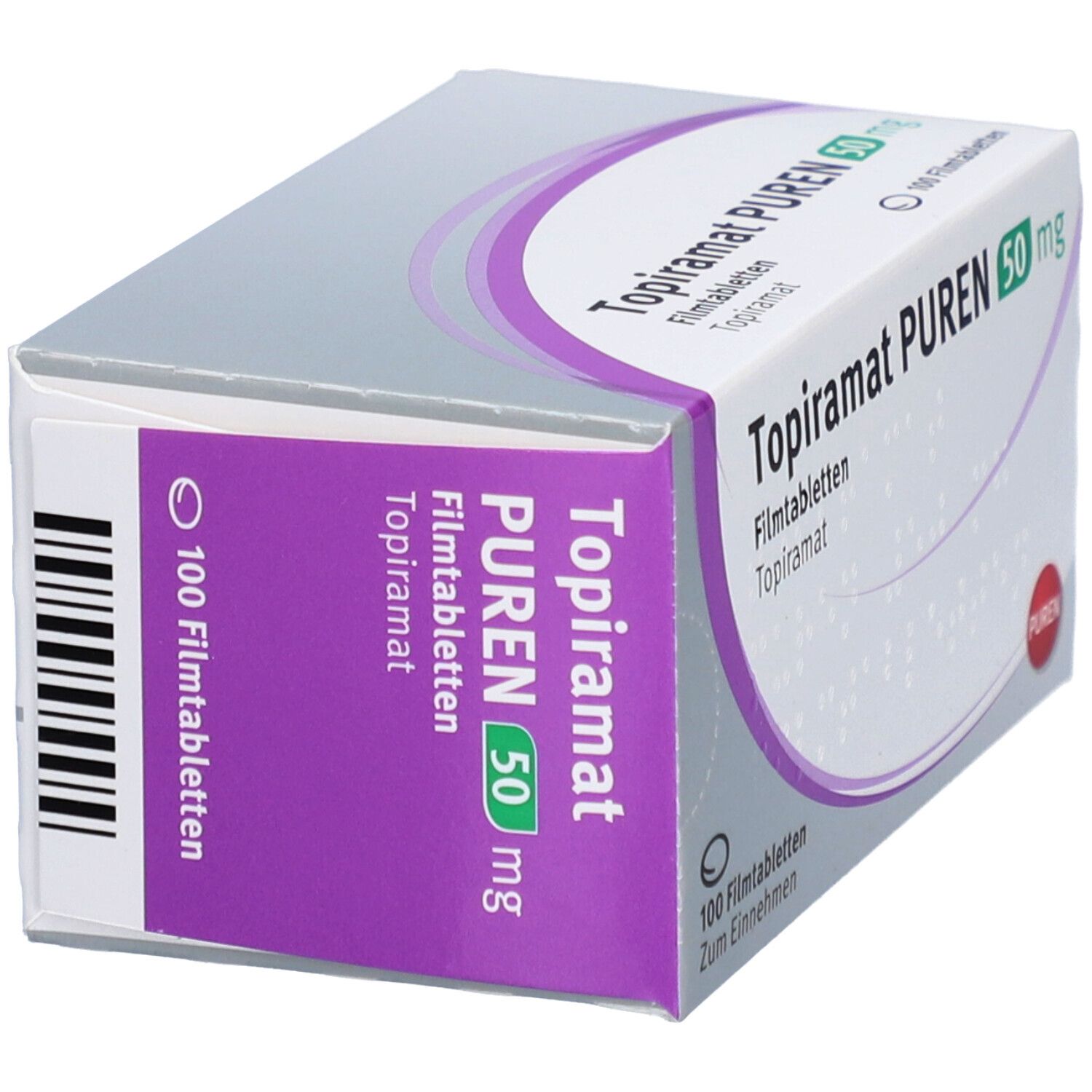 Topiramat Puren 50 mg Filmtabletten 100 St