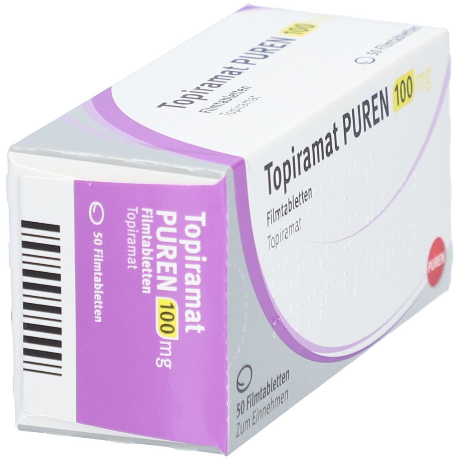 Topiramat Puren 100 mg Filmtabletten 50 St