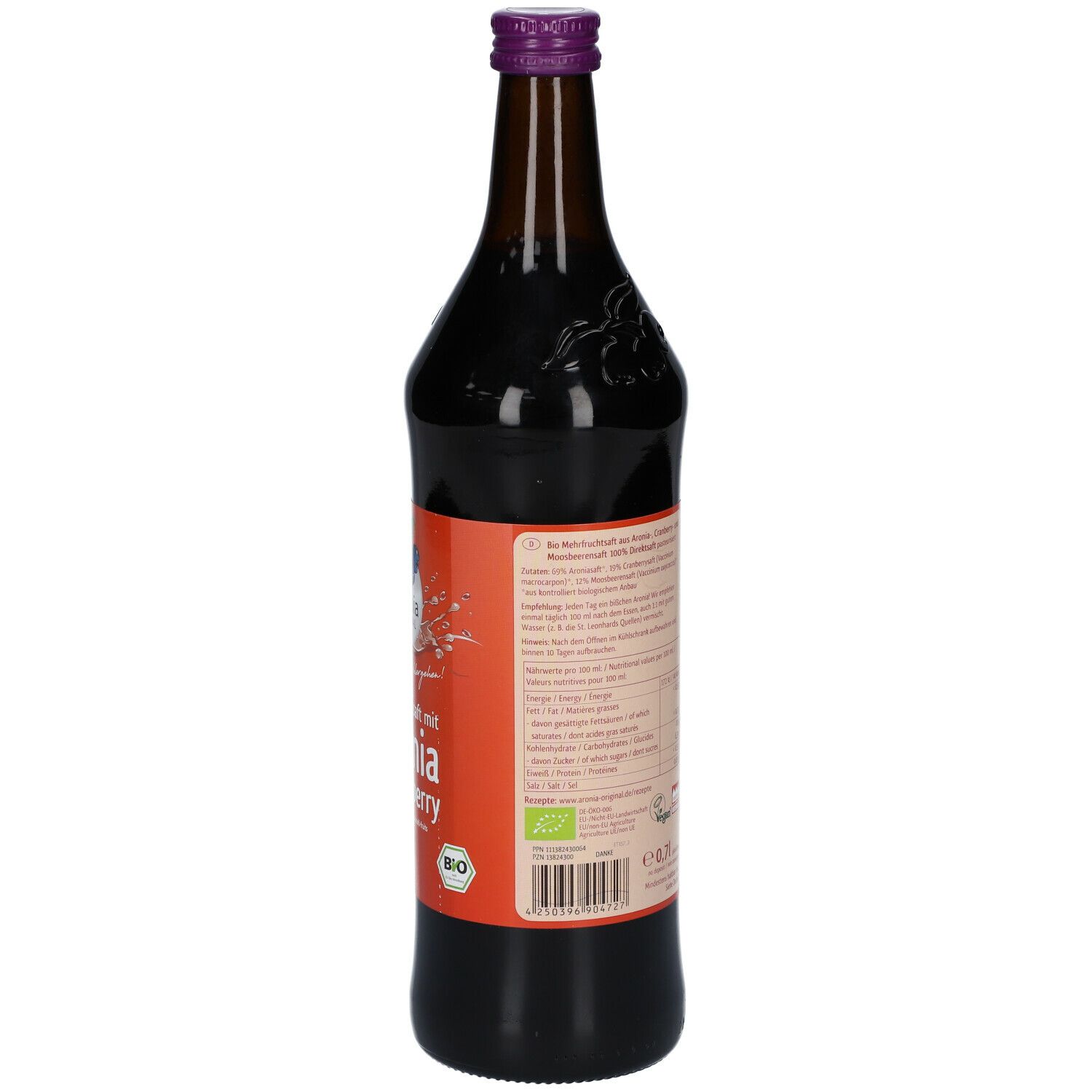 Aronia ORIGINAL Bio Aronia + Cranberry Direktsaft