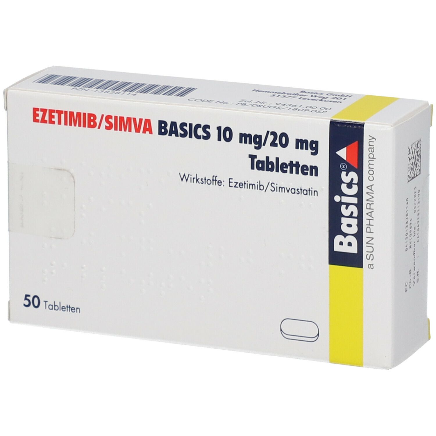 EZETIMIB/SIMVA BASICS 10 mg/20 mg