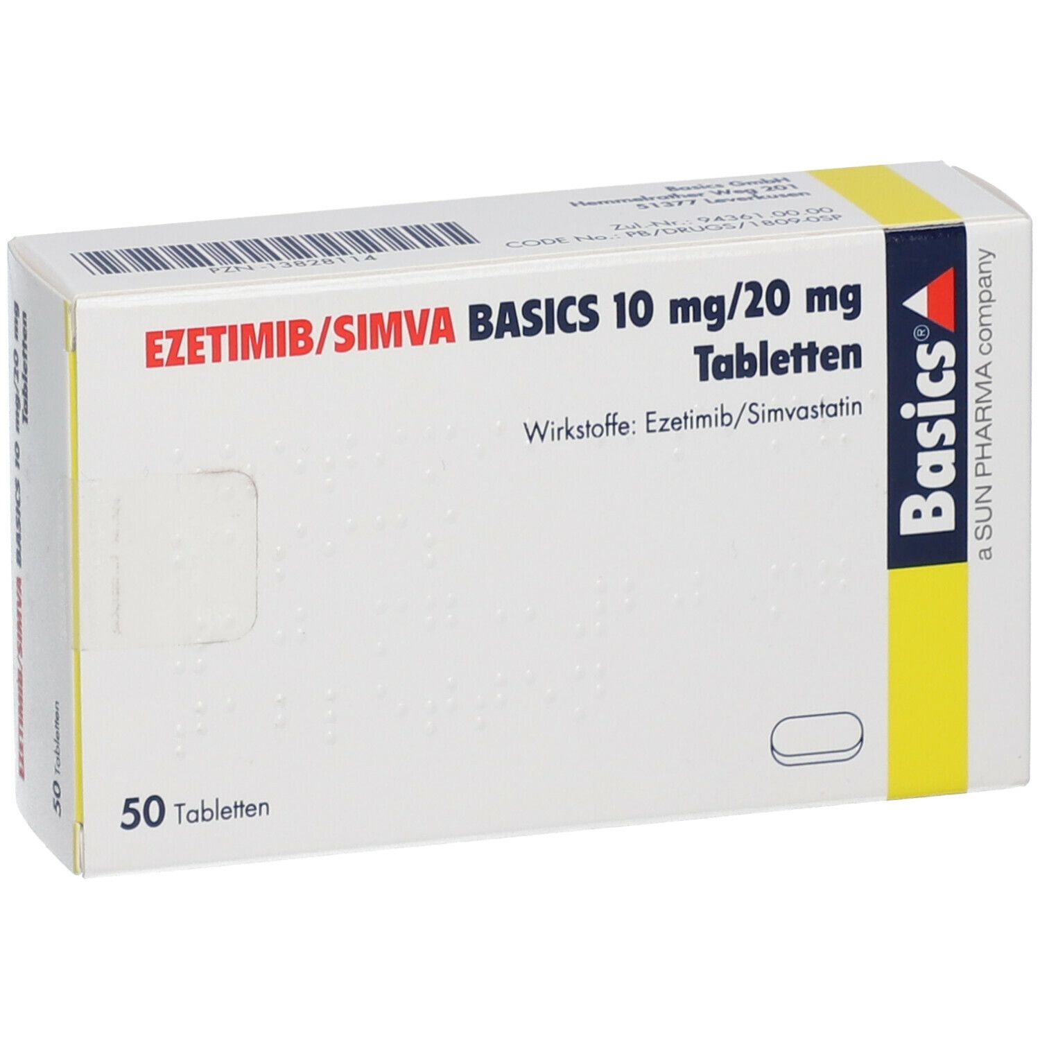 EZETIMIB/SIMVA BASICS 10 mg/20 mg