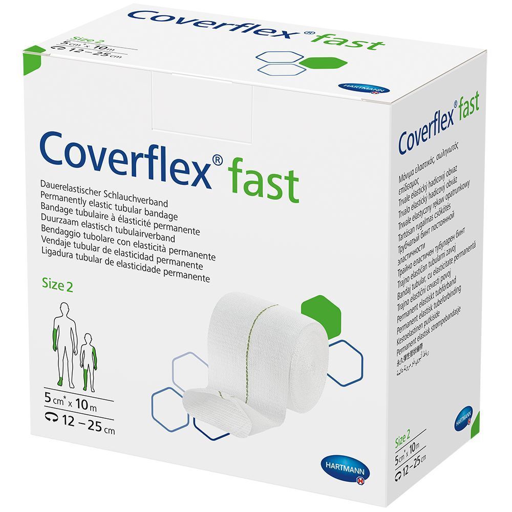 Coverflex® fast Gr. 2 5 cm x 10 m weiß
