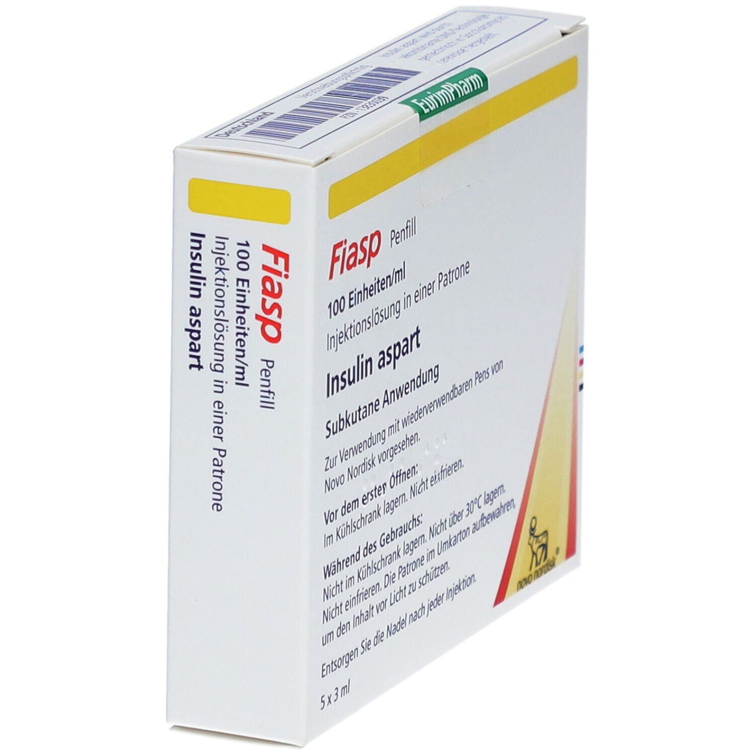 Fiasp 100 E/ml Penfill Inj.-Lsg.in Patrone 5x3 ml Zylinderampullen