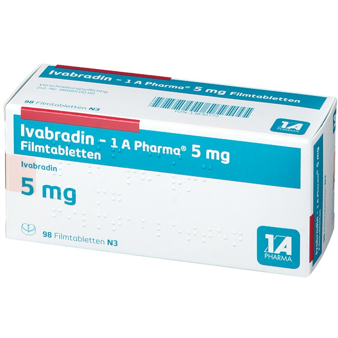 Ivabradin 1A Pharma® 5Mg