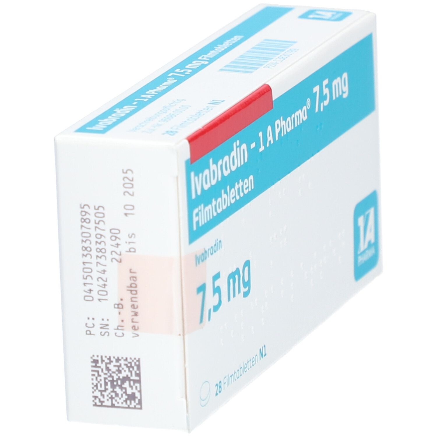 Ivabradin-1A Pharma 7,5 mg Filmtabletten 28 St