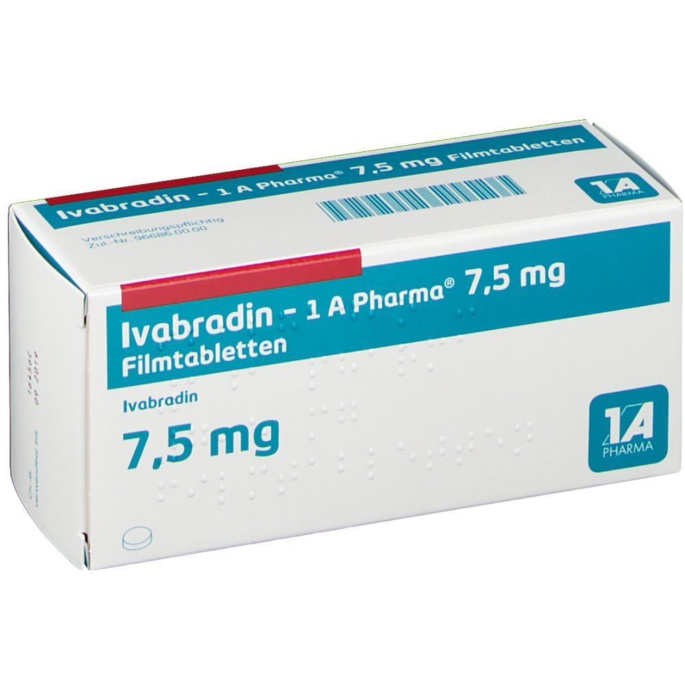 Ivabradin - 1 A Pharma® 7,5 mg