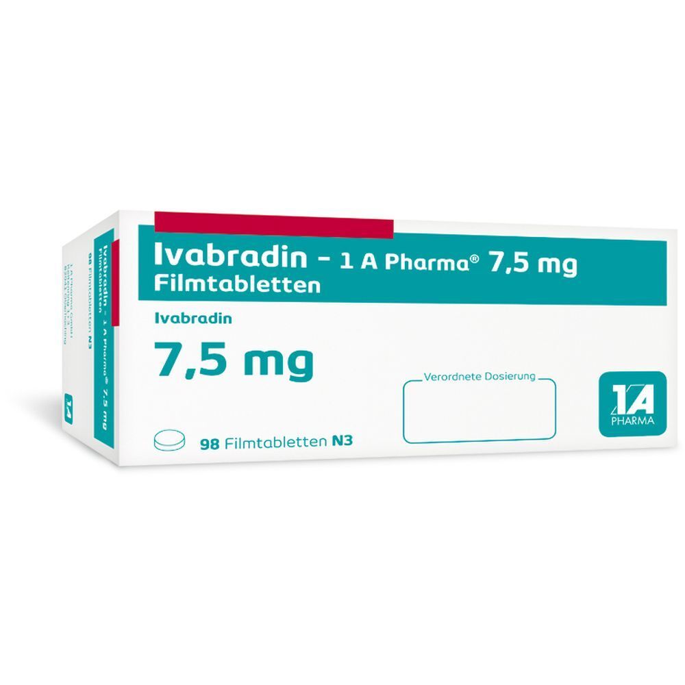Ivabradin 1A Pharma® 7.5Mg