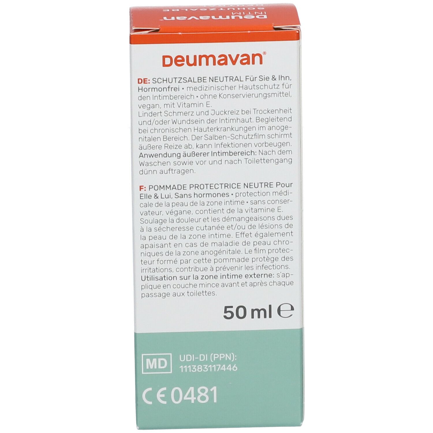 Deumavan® Pommade protectrice neutral