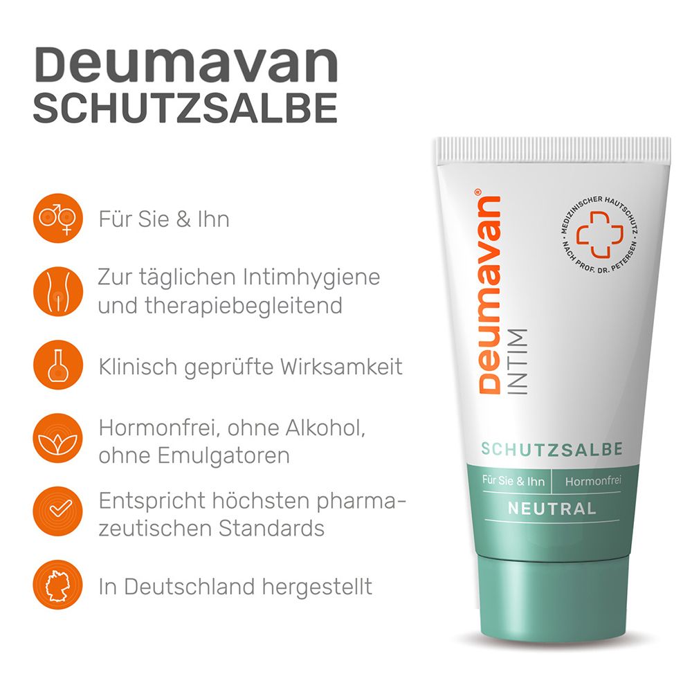 Deumavan Schutzsalbe neutral Tube 125 ml Fettsalbe