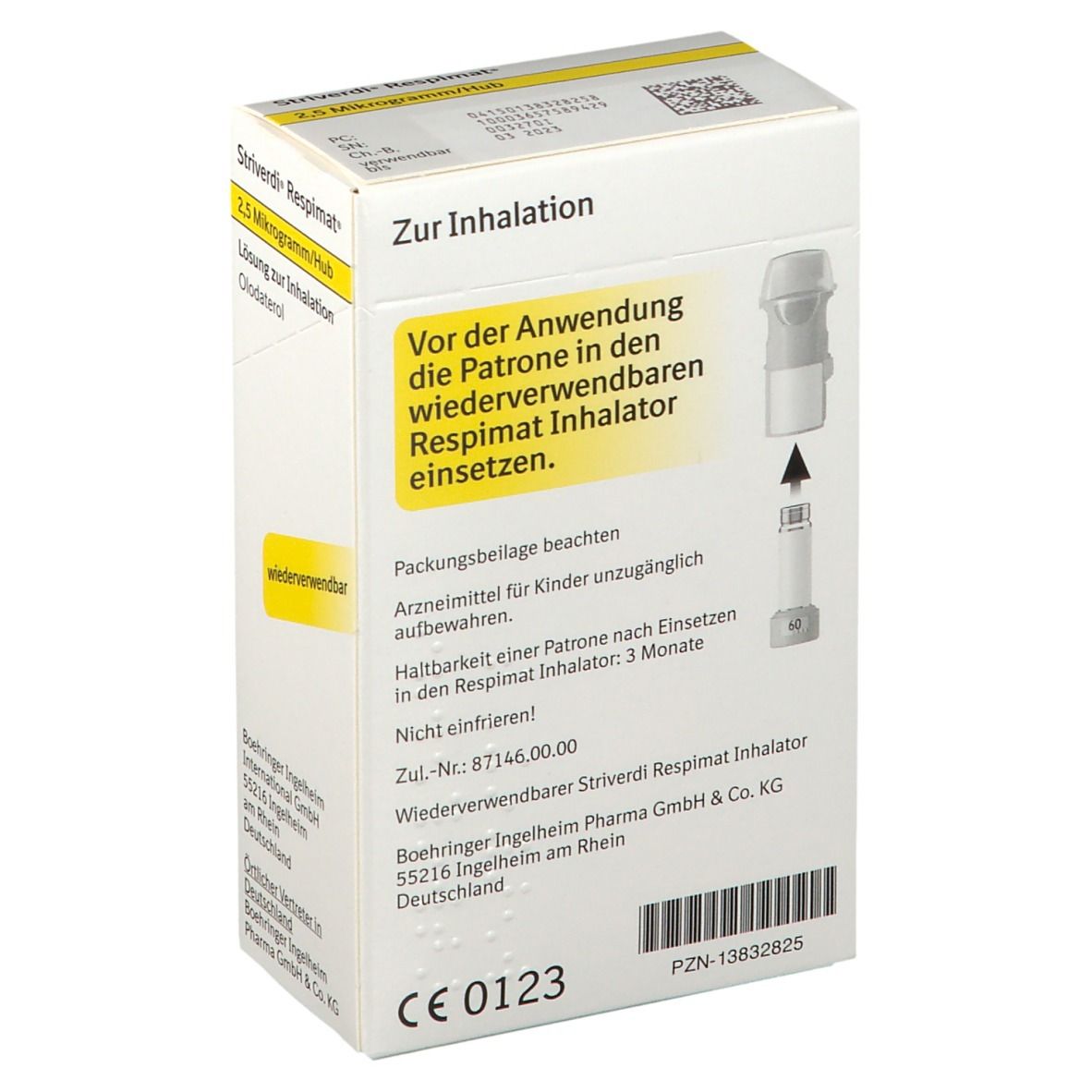 Striverdi® Respimat® 2,5  µg/Hub