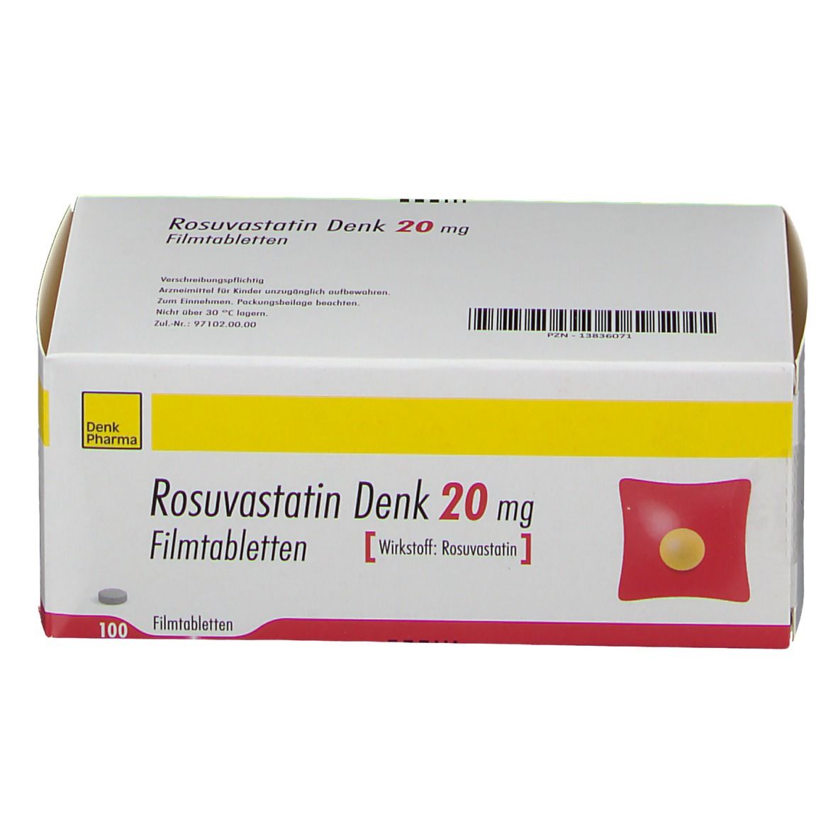 Rosuvastatin Denk 20 mg