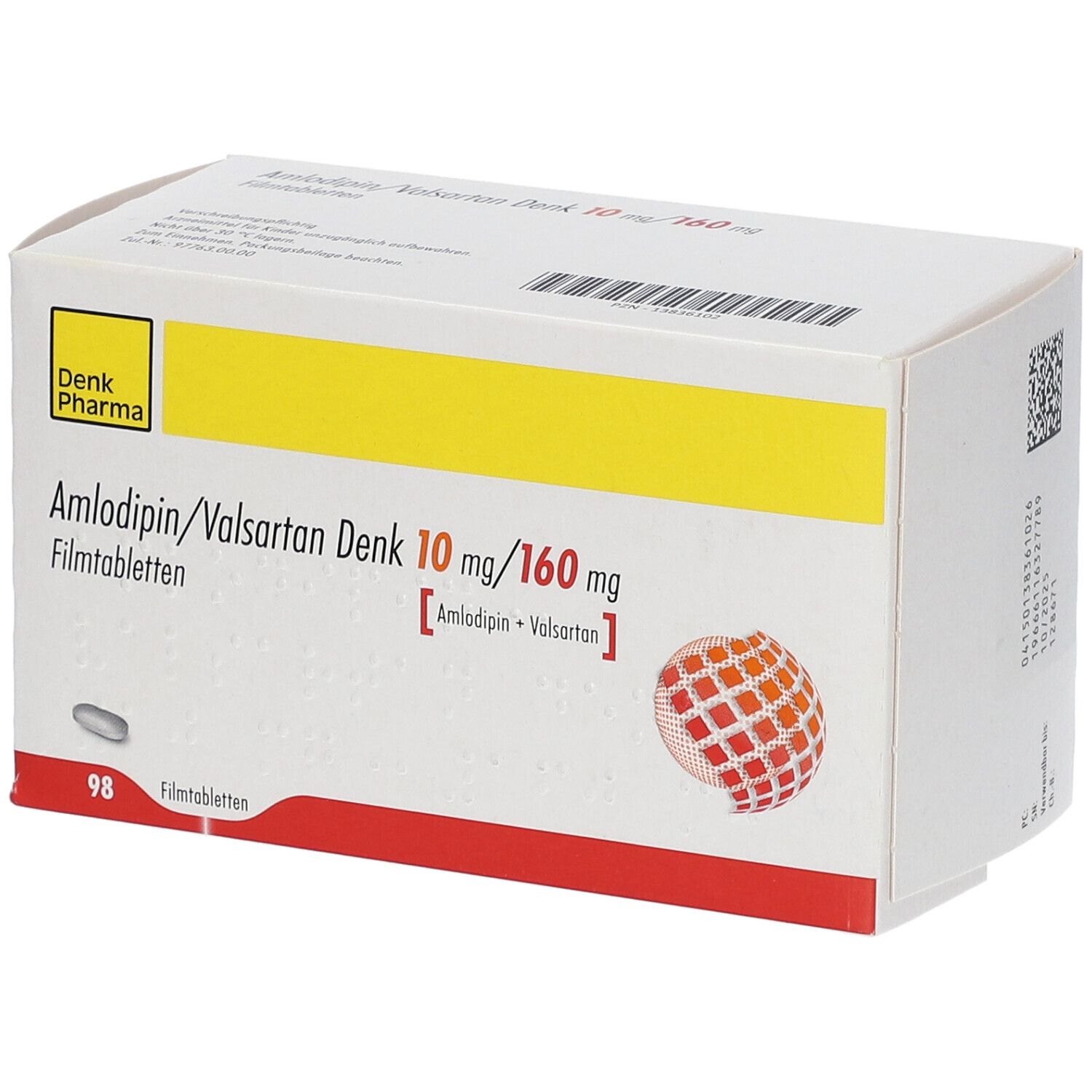 Amlodipin/Valsartan Denk 10 mg/160 mg