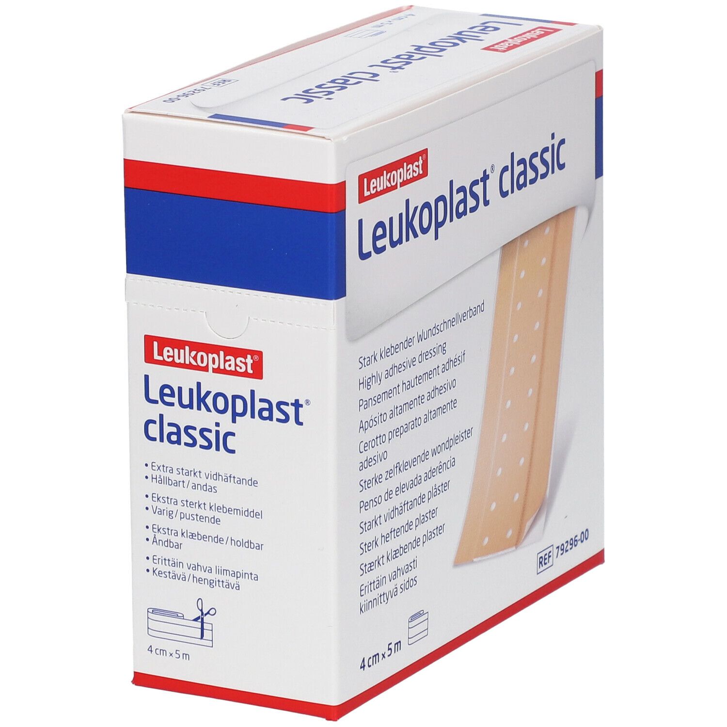 Leukoplast® Classic Pflaster 4 cm x 5 m Rolle