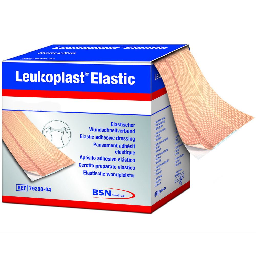 Leukoplast® Elastic Pflaster 5 m x 4 cm Rolle